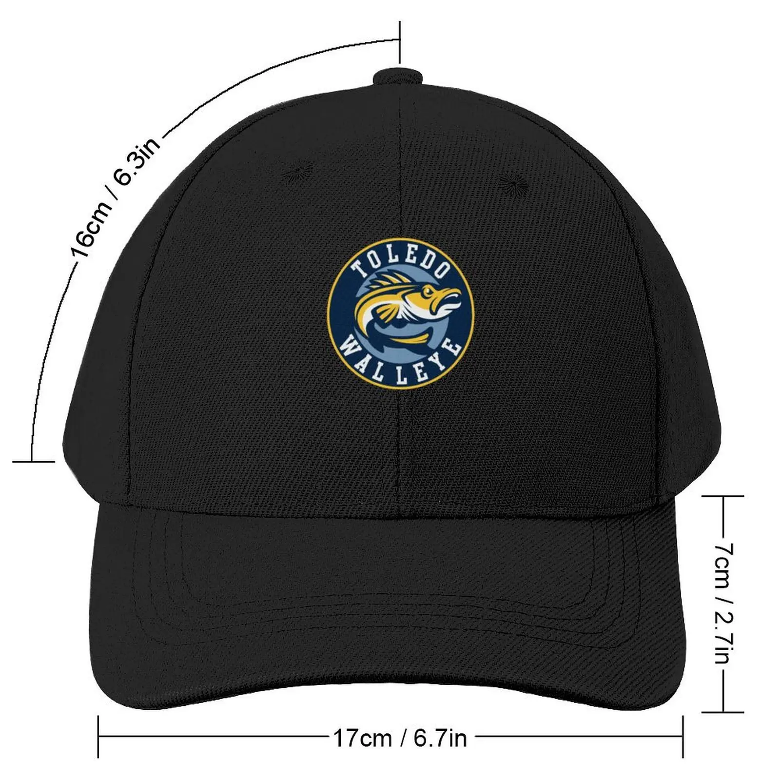 TOLEDO WALLEYE Baseball Cap Streetwear New In Hat Trucker Cap party Hat Men's Luxury Women's