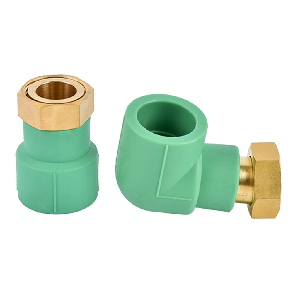 

PPR 20/25/32mm Straight Elbow Tee floor heating Water Pipe Joint Warmer Fusion Water Heater Valves Household Plumbing Fittings