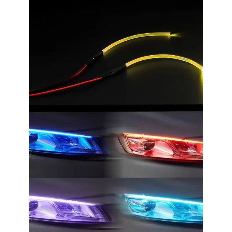 

Soft Wire Headlight Strip for 1/10 RC Crawler Car Traxxas TRX4 Defender Bronco RC Upgrade and Modify DIY Accessories