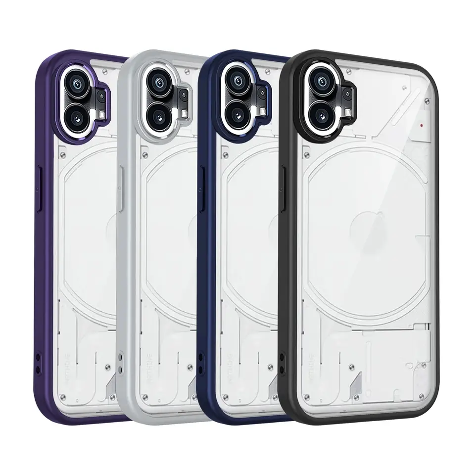 غطاء حماية لهاتف Nothing Phone One A063، وسادة هوائية مقاومة للصدمات، إطار سيليكون شفاف، غطاء خلفي غير لامع، غطاء صلب لهاتف Nothing Phone 1 5G