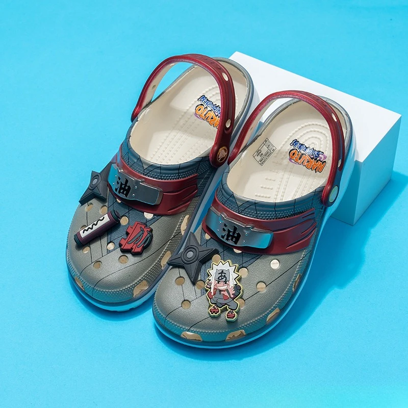 

2026 New Anime Toys Gifts Hole Shoes Men's Non-slip Lightweight Wear-resistant Anime Cartoon Beach Cool Slippers party gift