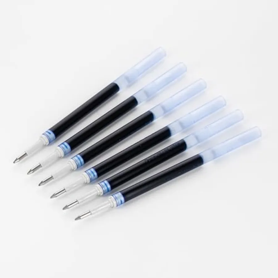 

Refill Ink - For EnerGel Gel Pen, 0.7mm Metal Tip, Medium, Ink, Pack of 6 Refills LR7-6C