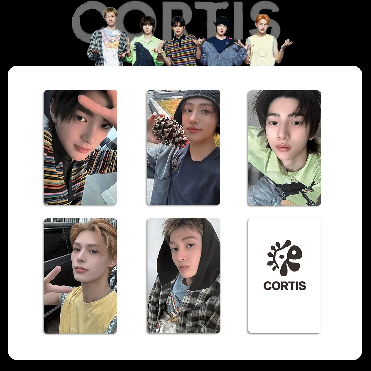 5 pçs/set Kpop CORTIS Photocards Álbum PhotoCards BOARDCAS Lucky Draw Cartões UNIVERSAL WVS Store Benefit Cartões Coleção de Fãs