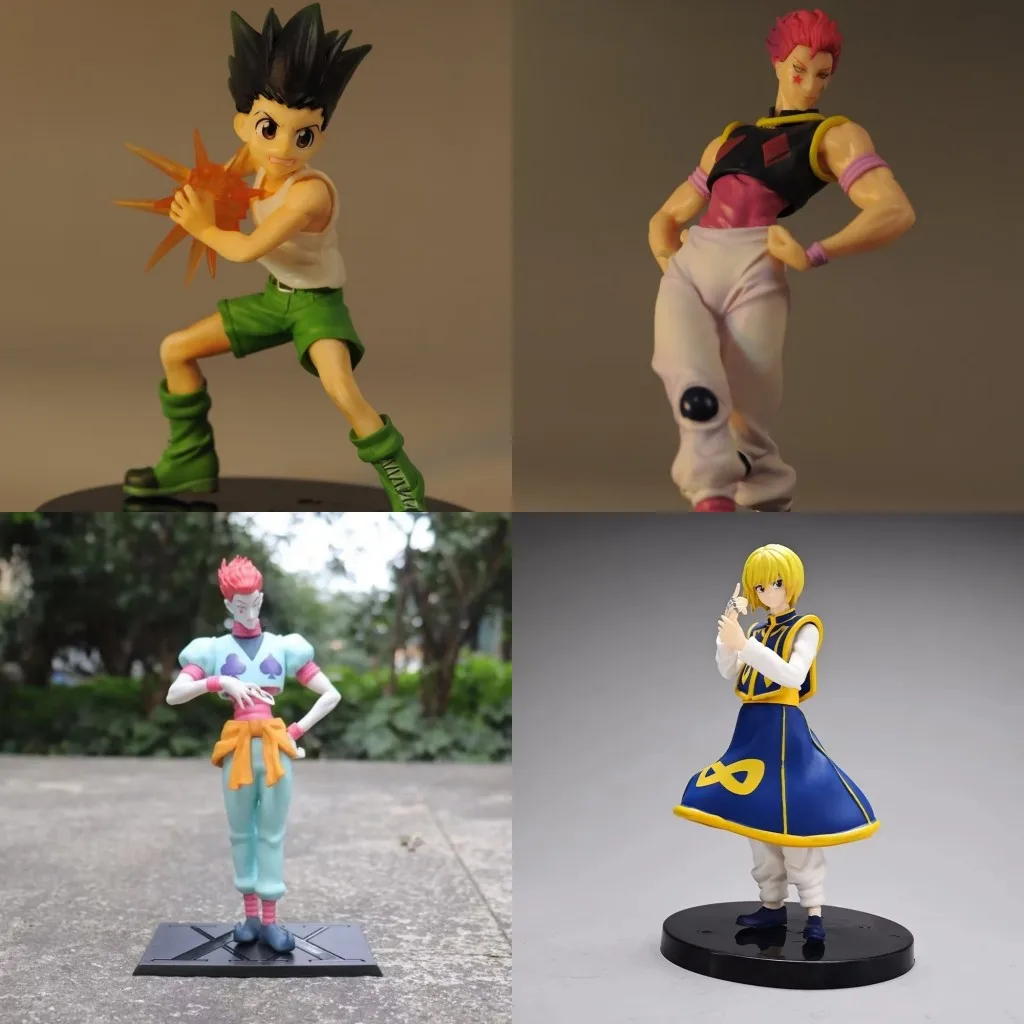 

Anime Hunter×Hunter Gon Freecss Kurapika Hisoka PVC Action Figure Collectible Model Doll Toy 13-20CM