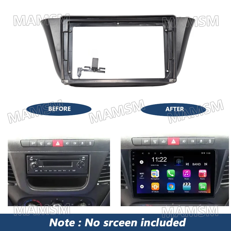 9 inch 2 Din Radio Frame For Iveco Daily 2014+ Car Player DVD Dashboard Audio Panel Mount Installation Fascia Frame