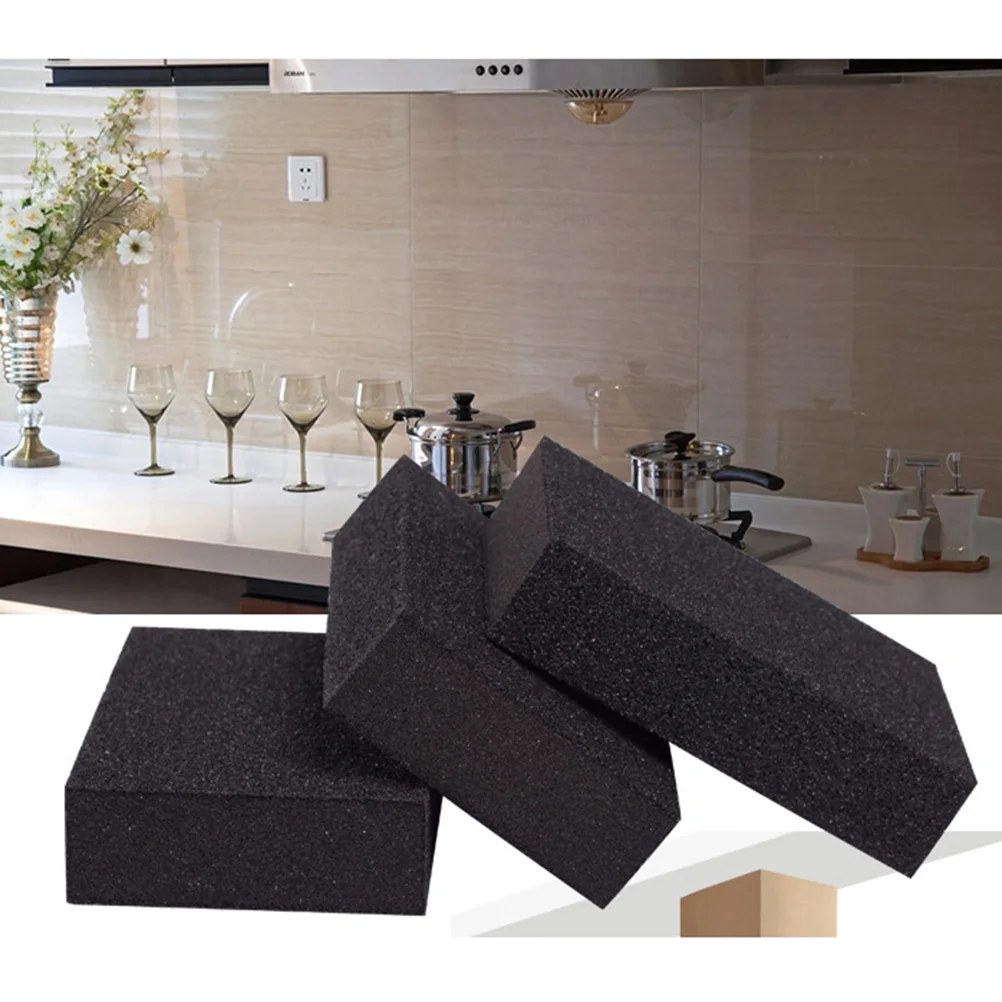 

5pcs Cleaning Sponge Eco Friendly Kitchen Nano Emery Durable Decontamination Powerful Scrubber