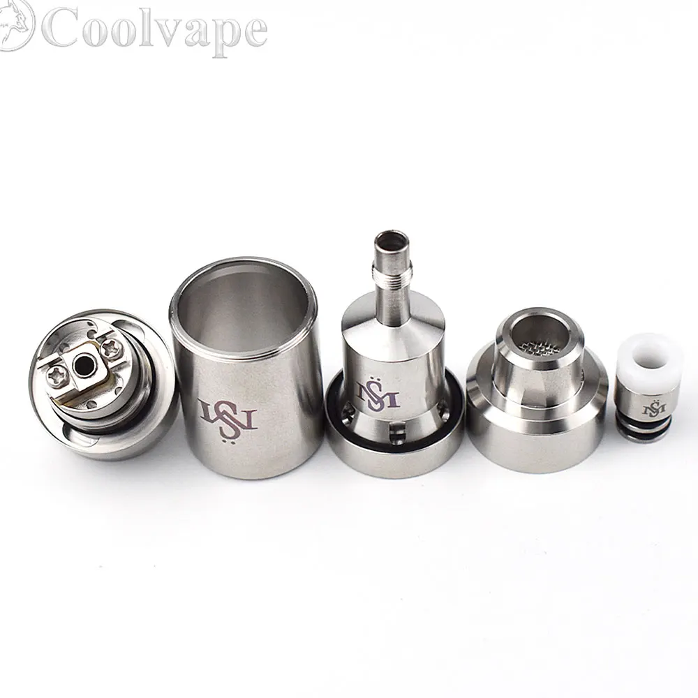 Kayfun V5 RTA Atomizer 5.0ml with Adjustable Airflow Control - Rebuildable 316SS Tank, Compatible with Kayfun Lite Plus