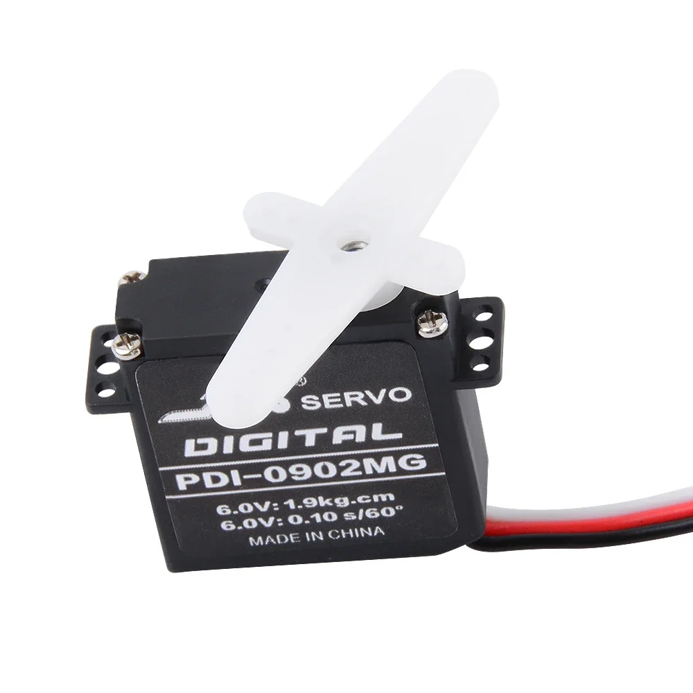 JX PDI-0902MG 9.4g 2.6kgf・cm@6V Digital Metal Gear Servo-High-Torque for RC Planes Ailerons,Robots Joints&Helicopters Tail Rotor