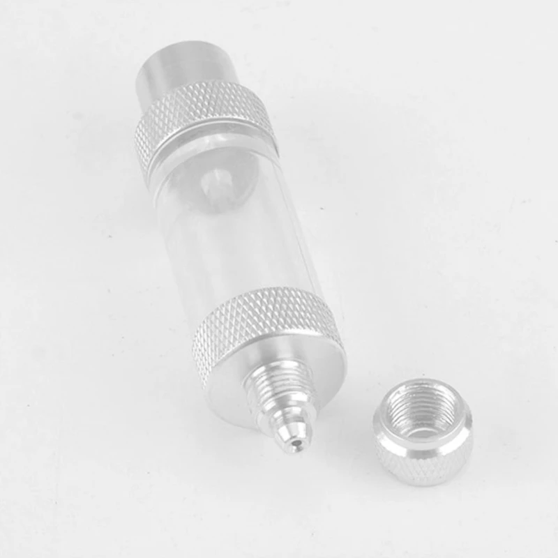 LXAF Aquarium CO2 Bubble Counter Aquarium System Diffuser Regulator Reactor Aluminum Alloy Aquarium Check Valve-Regulator