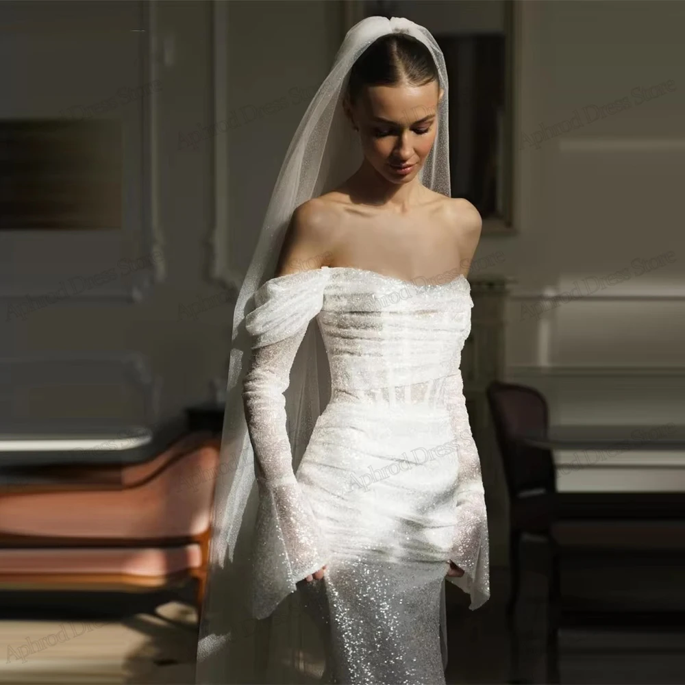 Charming Wedding Dresses Elegant Bridal Gowns Beading Appliques Off The Shoulder Robes Pretty Customized Vestidos De Novia 2026