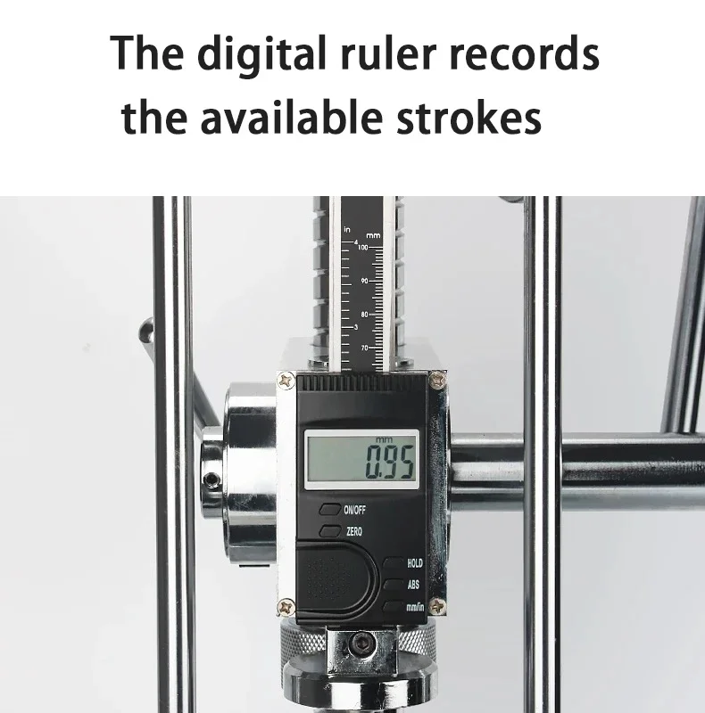 Digital Display Tensile Compression Testing Machine Test Bench 1000/2000N Screw Dynamometer Base Push-Pull Gauge Bracket Tester