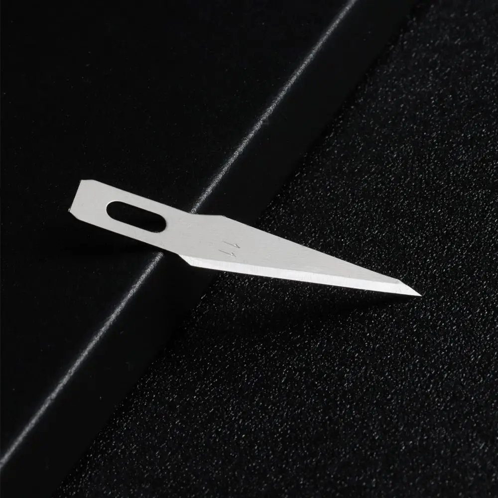 10Pcs Non-Slip Metal Engraving Craft Knives Blades Cutter for Mobile Phone Scalpel Knife Parts PCB Repair Hand Tools Accessories