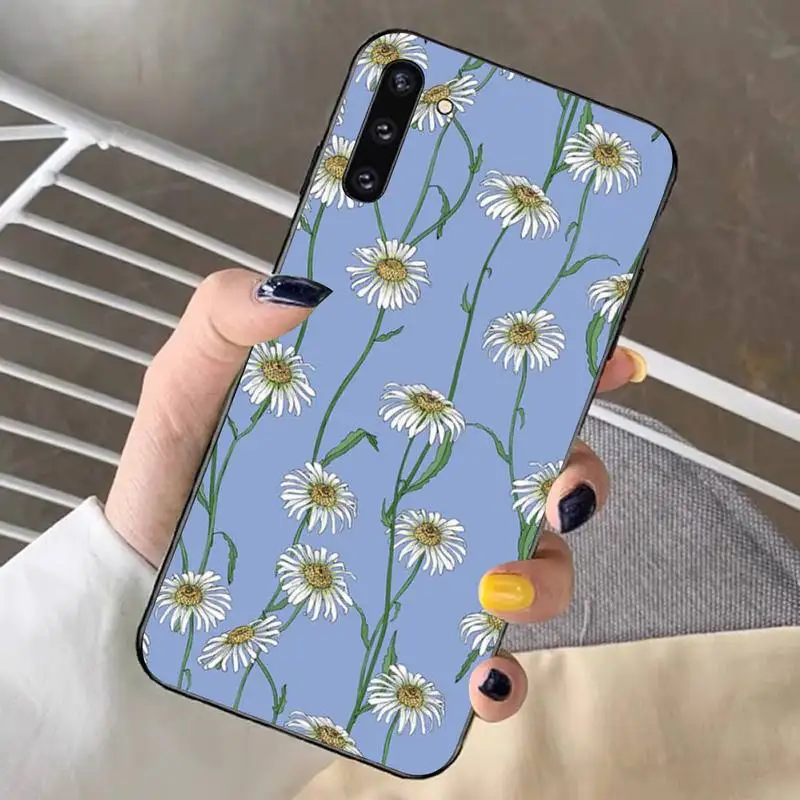 Vintage Daisy Flowers Phone Case for Redmi Note 8 7 9 4 6 pro max T X 5A 3 10 lite pro