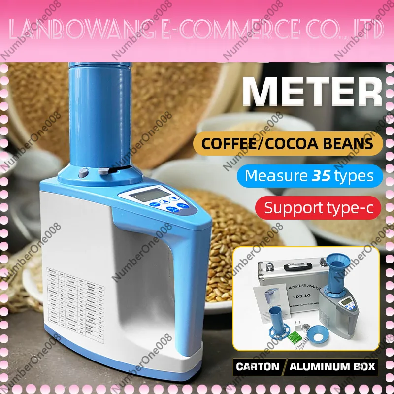 Digital Grain Moisture Meter Humidity Tester For Corn Wheat Coffee Beans Farm Crop Testing Equipment