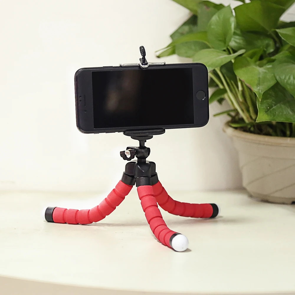 Flexible Octopus Mini Tripod Stand Universal Phone Holder Portable Adjustable Bracket Multi Angle Shooting Support For iPhone 17