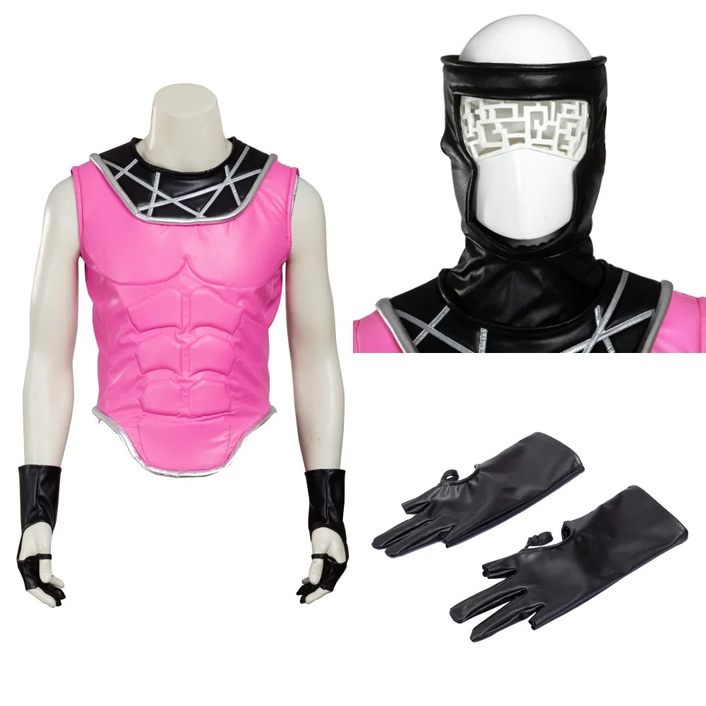 Leather Gambit Vest Mask Gloves Cosplay Costume Accessories  Individual Items Are Sold Custom Size