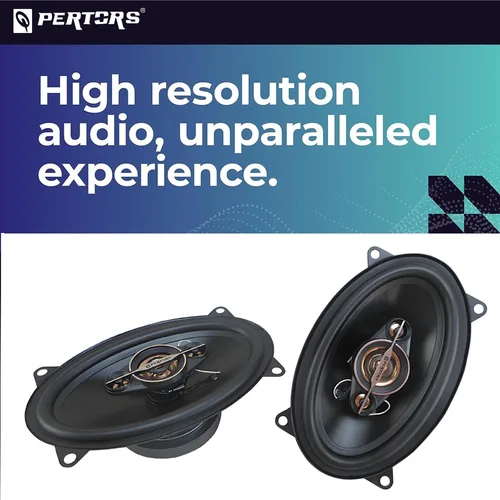 Imagen 2 del producto Un par de altavoces coaxiales de cuatro vías para coche de 4x6 pulgadas, potencia máxima de 500 W, 50 W RMS, calidad de sonido de alta potencia, impedancia de 4 ohmios