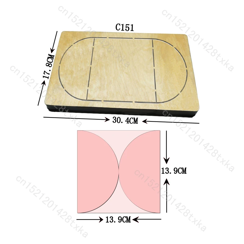 

Деревянные штампы для конвертов для скрапбукинга, новые карты, штампы для резки конвертов, совместимые с большинством машин для высечки, C-151