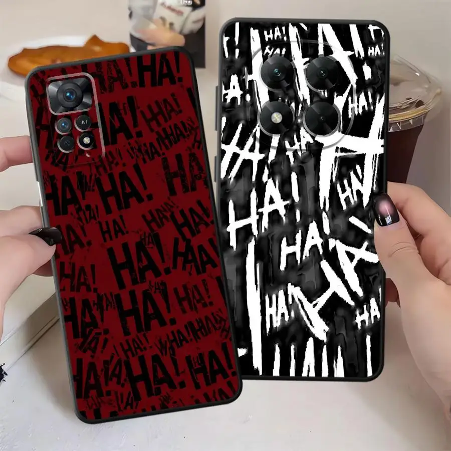 حافظة لهاتف Xiaomi Redmi Note 9S 9 10 11 12 Pro 12s 10S 7 8 11s 13 14 Pro Plus من Jokers Fun Haha #2
