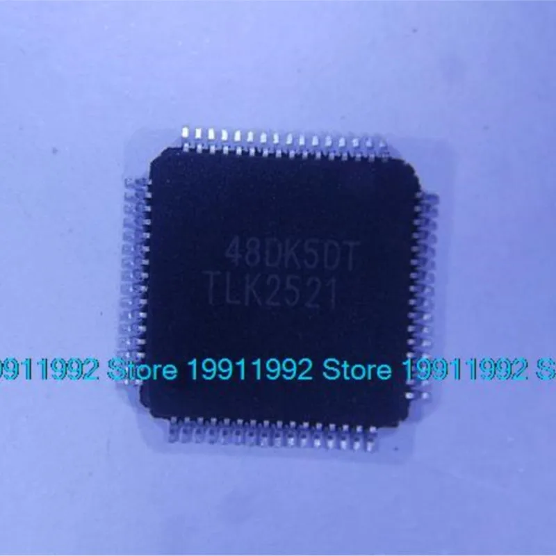 3PCS New TLK2521IPAP Silk screen TLK2521 QFP64 Ethernet transceiver chip IC