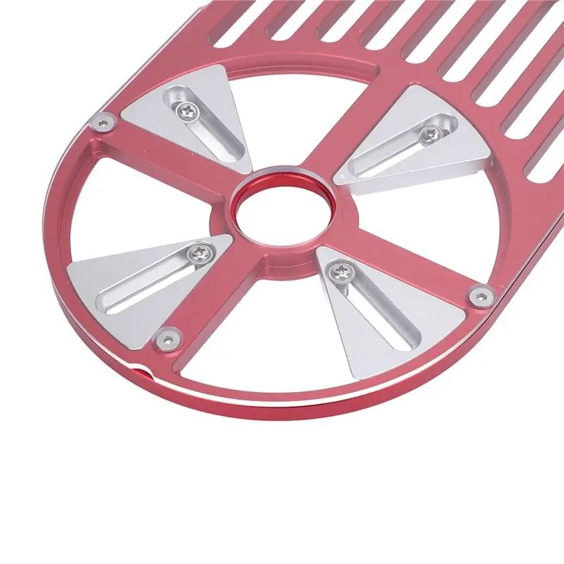 ABFI Adjustable Router Bottom Plate Trimming Machine Base Plate Workbench Base For 65 To 132Mm Diameter Trimmer