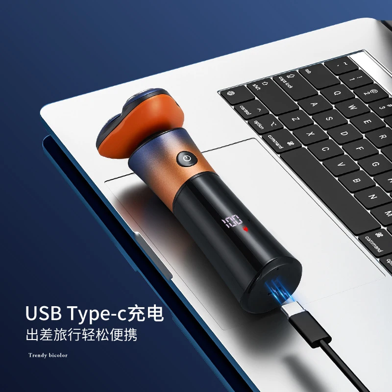 3in1Magnetic Floating Three-Blade Electric Shaver for Men, Washable, Fast-Charging, Multifunctional Shaving Set