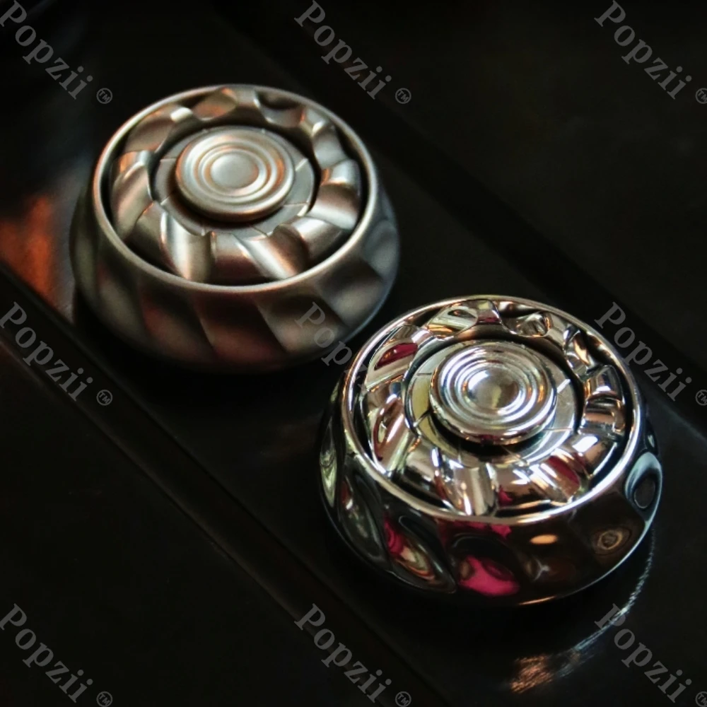 Ryan EDC WAVE PRO Stainless Steel Fidget Spinner Haptic Coin Original Designs Anxiety Relief Gadgets Anti-stress Toys