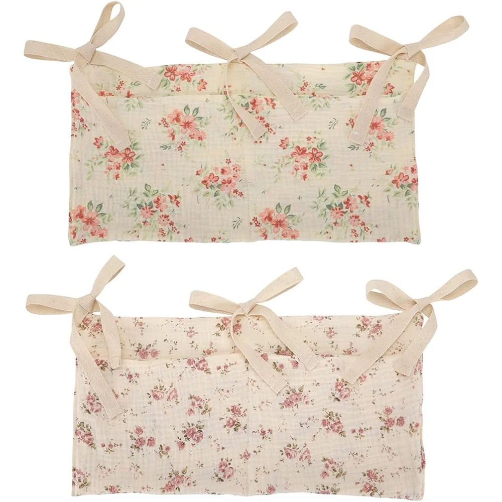 Babybett-Tasche mit Riemen zum Aufhängen, Baby-Windel-Caddy-Organizer, Windel-Stapler, klassifizierte Aufbewahrungstasche, Organizer für Kinderzimmer