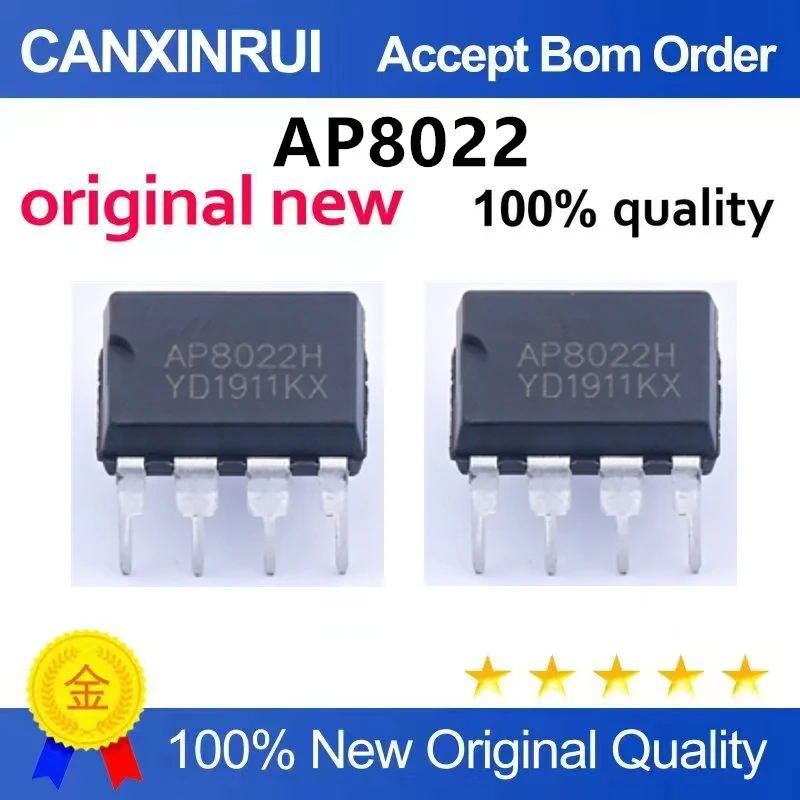 （5pcs-10pcs）Brand new original AP8022H direct insertion DIP-8 induction cooker switch power management chip
