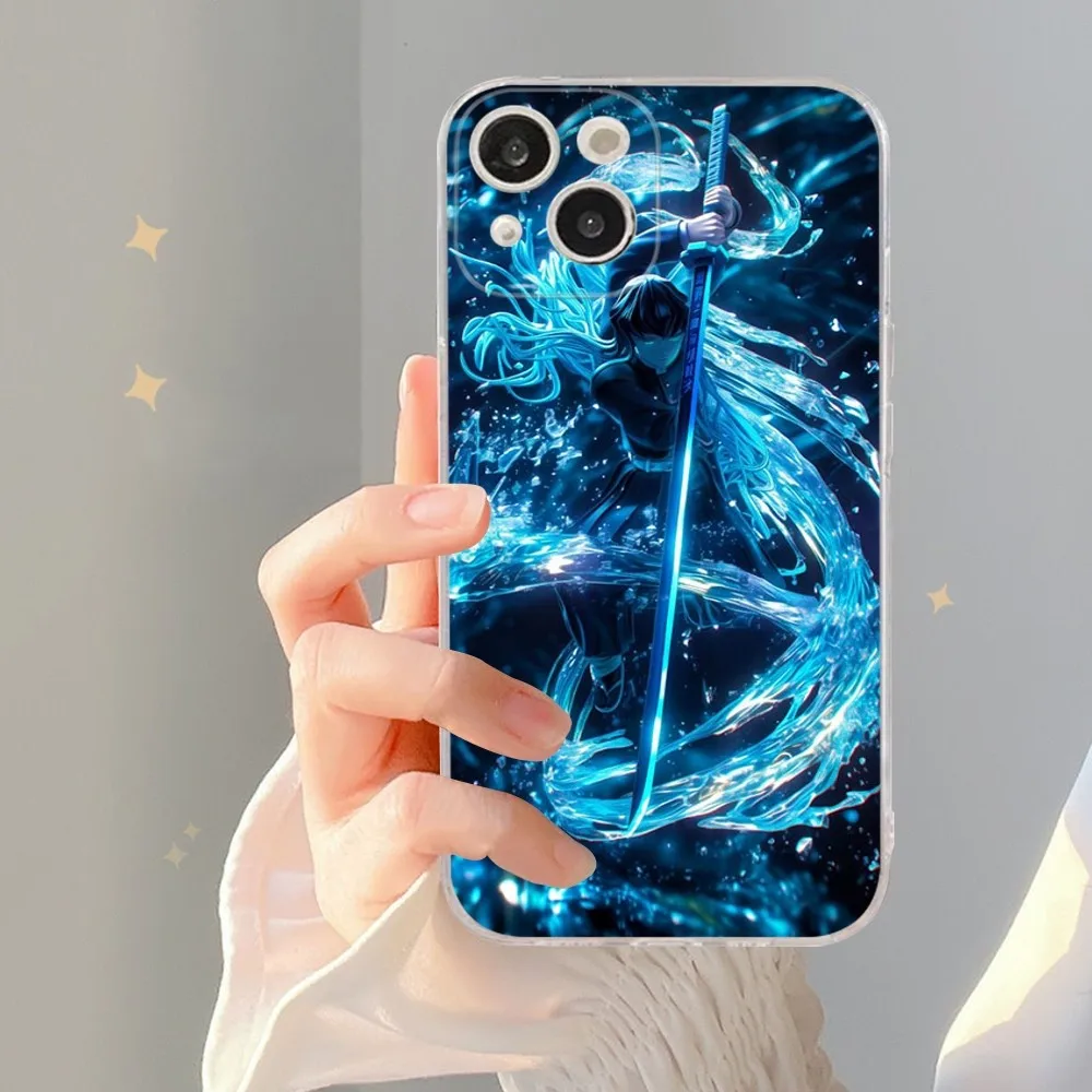 M-Muichiro Cartoon T-Tokito Phone Case For IPhone 16 15 14 13 12 Mini 11 Pro XS Max X XR SE 6 7 8 Plus Soft Silicone Cover