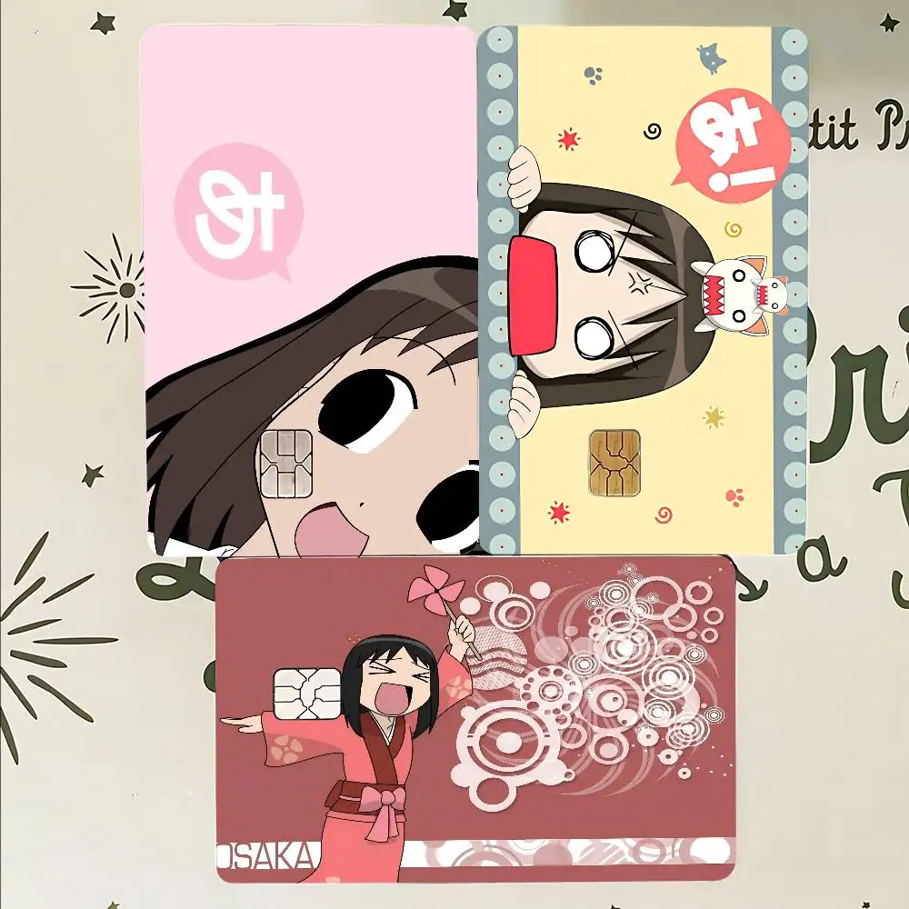 Azumanga Daioh Ayumu Kasuga Anime Matte Front Skin Film Sticker Cover For Small Chip Credit Card Debit Card
