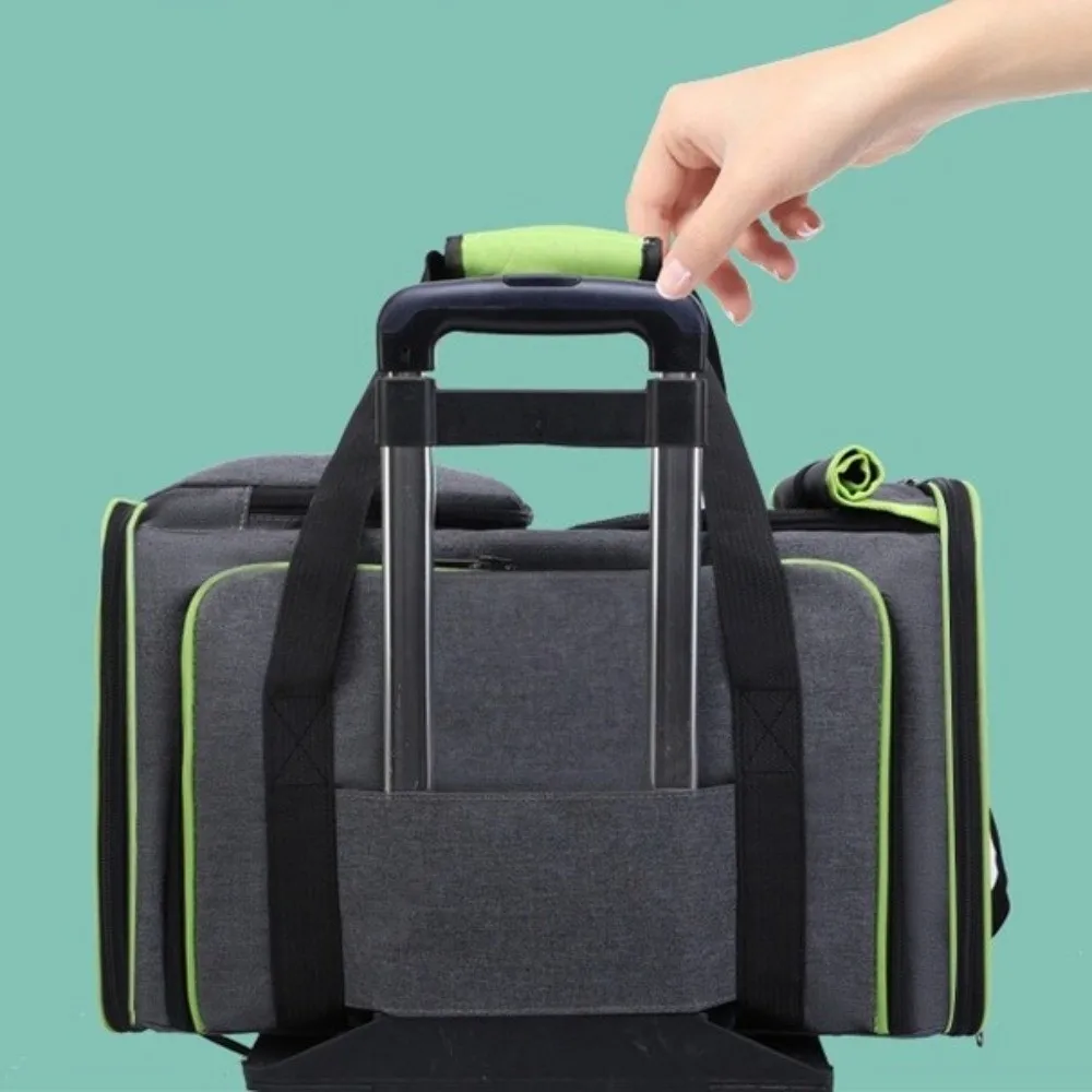Multifunctional Expandable Cat Carrier Bag Breathable Foldable Pet Travel Carrier Reversible Pet Backpack for Cat Dogs
