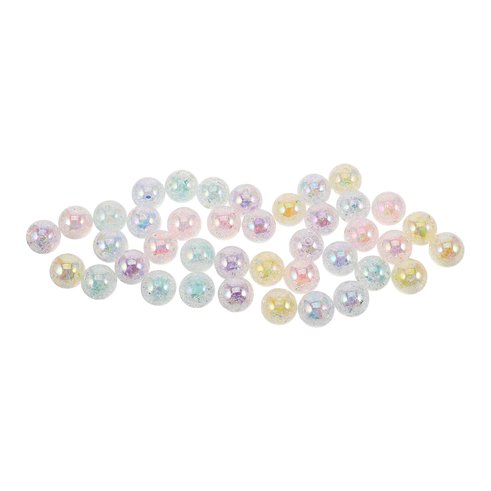

40 Pcs Handmade Beads Jewelry Charms Sweetheart Pendant Clear Acrylic DIY Supplies Bracelet Making Accessories