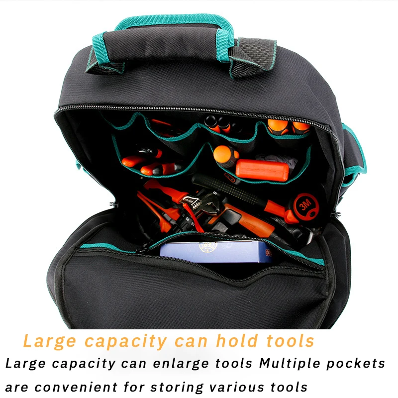 1PC Shoulder Kit Multifunctional Elevator Maintenance Wear Resistant Canvas Portable Install Electrician Special Tool Backpack