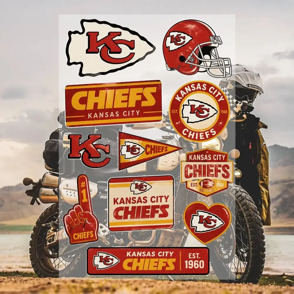 K-aN-S-aS- CiT-y ChiefS- Ästhetische Graffiti Wasserdichte PVC-Aufkleber für Auto Motorrad Skateboard Helm Notizbuch