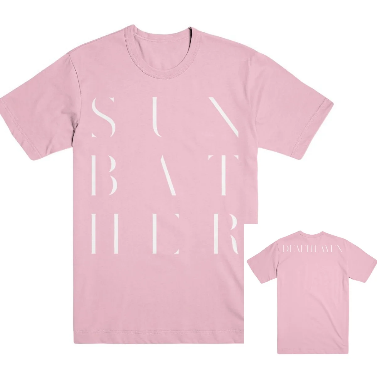 Sunbather Pink DEAFHEAVEN Band T-Shirt Baumwolle Grafik-T-Shirt Herren Damen Sommer Streetwear – Detail 5