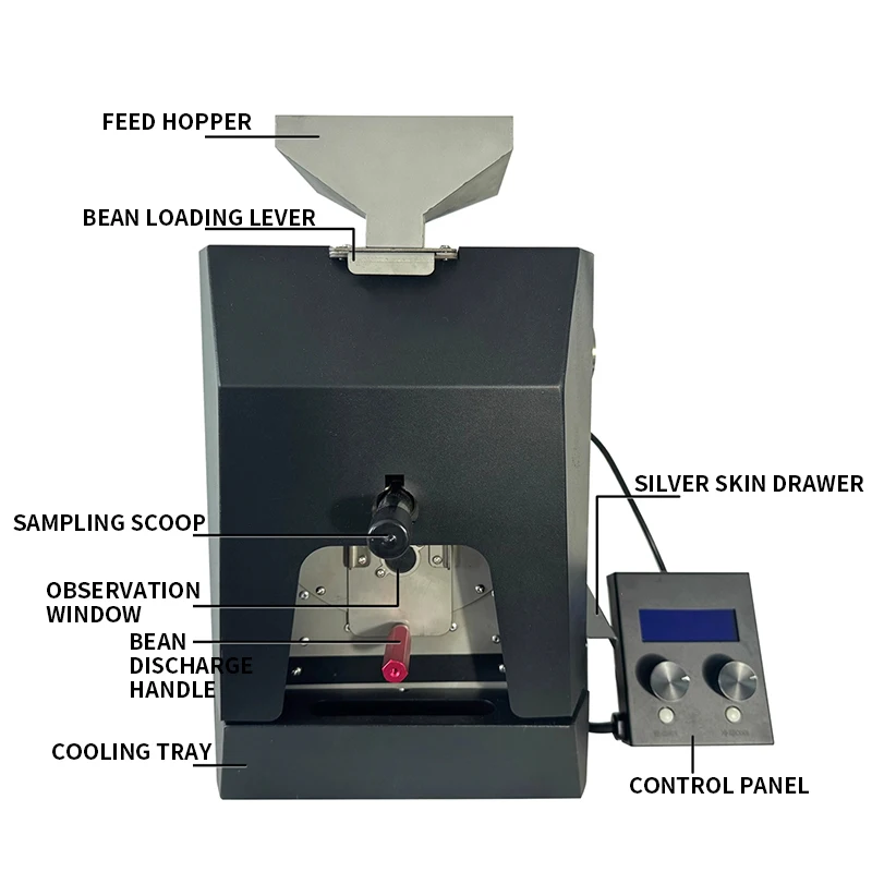#QS5 Commercial Small Coffee Bean Roaster Electric Direct-Fire Roasting Coffee Roaster, Bean Roaster, Coffee Bean Processing