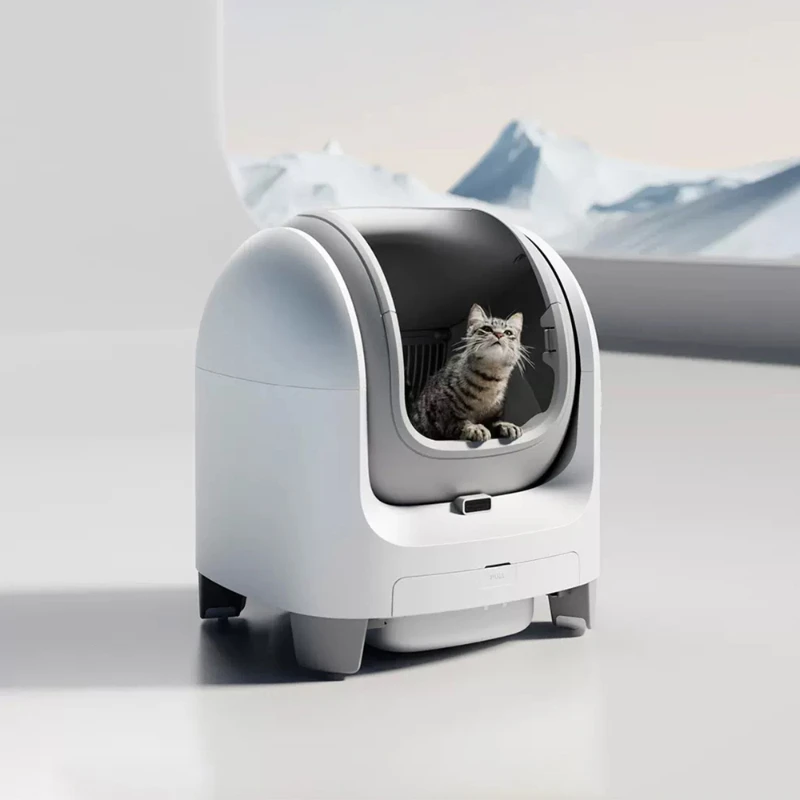 

Tookfun C1 Intelligent Fully Automatic Cat Litter Box Electric Poop Shoveling Machine Open Cat Toilet Deodorizing AI Perception