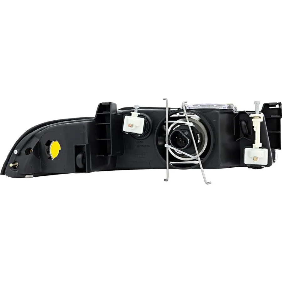 متوافق مع كرايسلر سيروس دودج ستراتوس بليموث بريز 19972000 مجموعة مصابيح المصابيح الأمامية الهالوجين للسائق والركاب Si