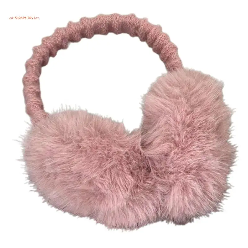 Bellissime cuffie antirumore in peluche per donna, ragazza, scaldini per le orecchie per freddo, protezioni per le orecchie