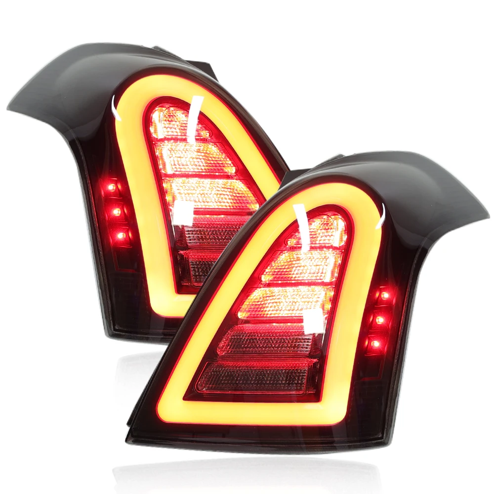 LED Rear Tuning Tail Light For Suzuki Swift 2008 2009 2010 2011 2012 2013 2014 For Suzuki Swift 2017-2022 DRL Car Accessories