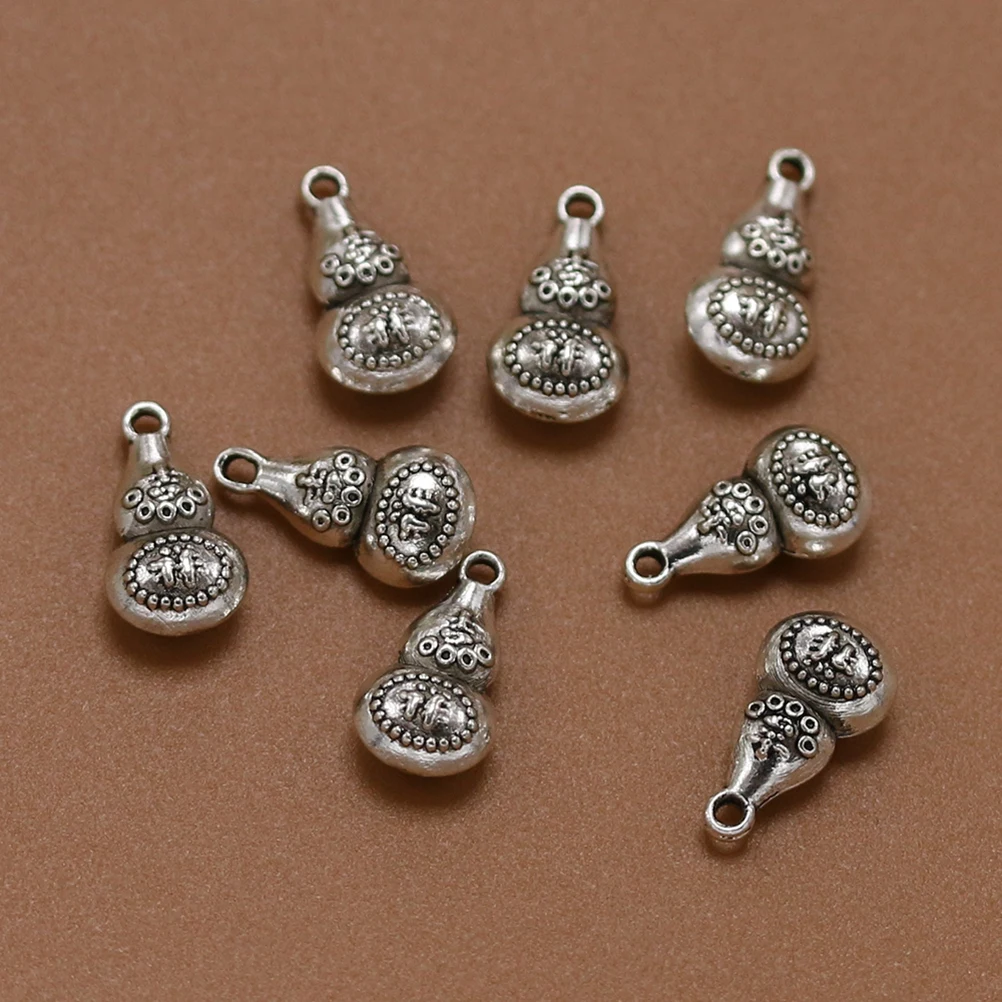 

20pcs Cucurbit Alloy Pendants Charms DIY Jewelry Making Accessory for Necklace Bracelet ( Silver)