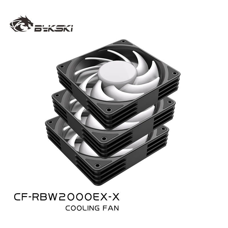 

Bykski 1/2/3/4/5/6pcs 120mm Fan for Water Cooler Radiator Computer Case 2000RPM Heatsink Support PWM Adjust Speed CF-RBW2000EX-X