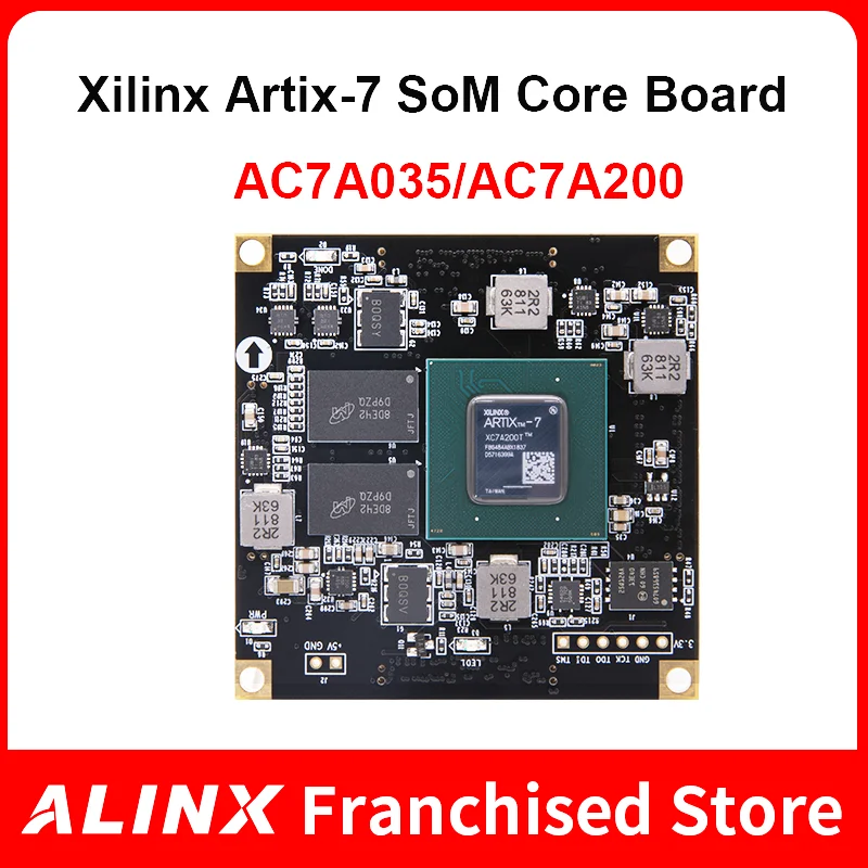 ALINX SoMs AC7A035 AC7A200: XILINX Artix-7 200T/100T/35T FPGA Core Board Industrial Grade Module