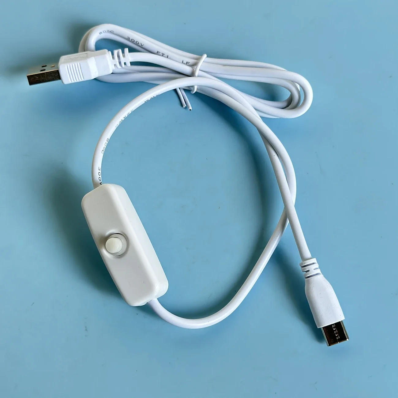 USB TO USB C Switch Cable Type C Switch Cable USB C Male to Female Extension Cable with On/Off