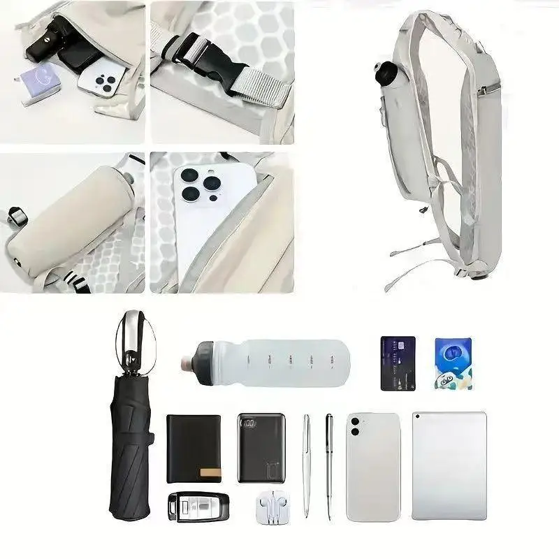 New Factory Sales Running Hydration Vest Backpack Hiking Cycling Marathon Lightweight Water Chest Pack With Phone Storage Pocket