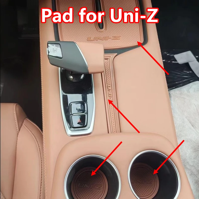 

18pcs for Changan UNIZ 2024 Storage Silicone Anti Slip Decorative Pad Gate Groove Cup Pad Uni-Z 2025