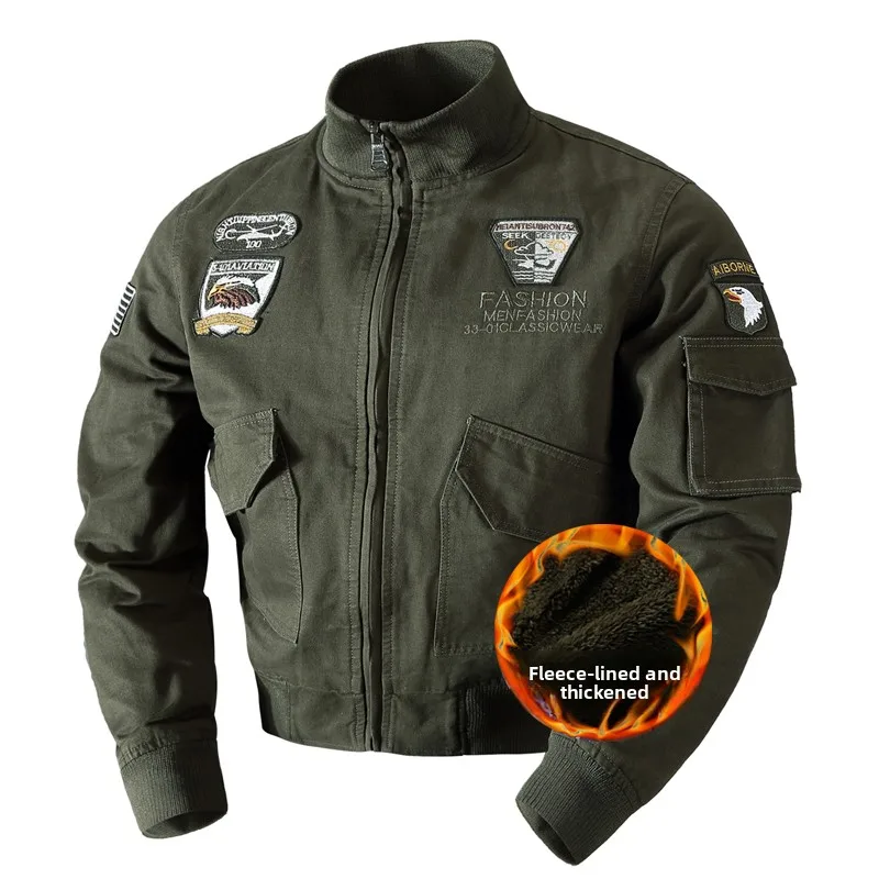 

Мужская камуфляжная рабочая куртка свободного кроя, джинсовая верхняя одежда на весну и осень, модный корейский стиль, большие размеры