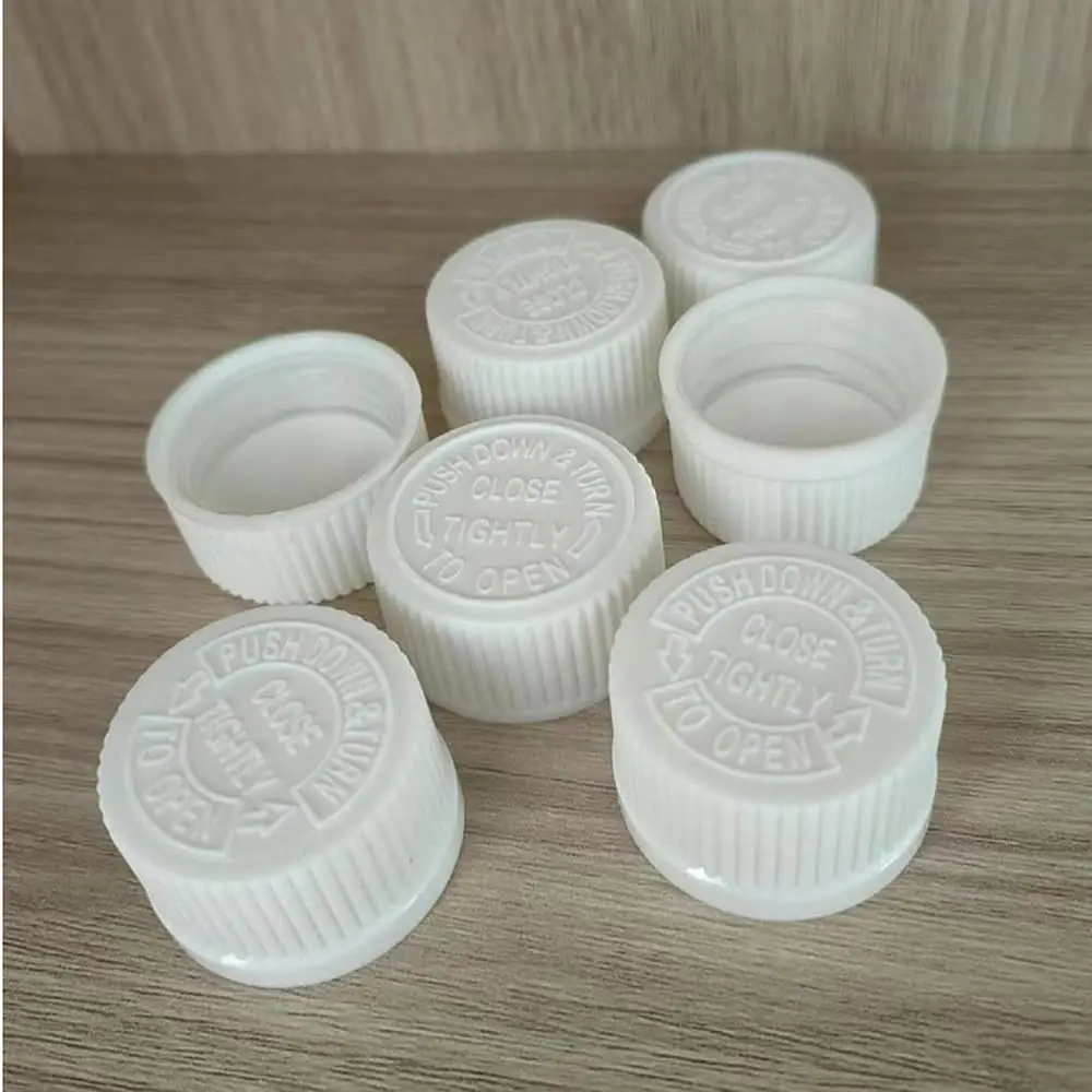 12Pcs 28mm/400 Thread Child Resistant Phenolic Resin Safety Cover Poly Seal Screw Caps for Daily Chemicals, Food, Cosmetics