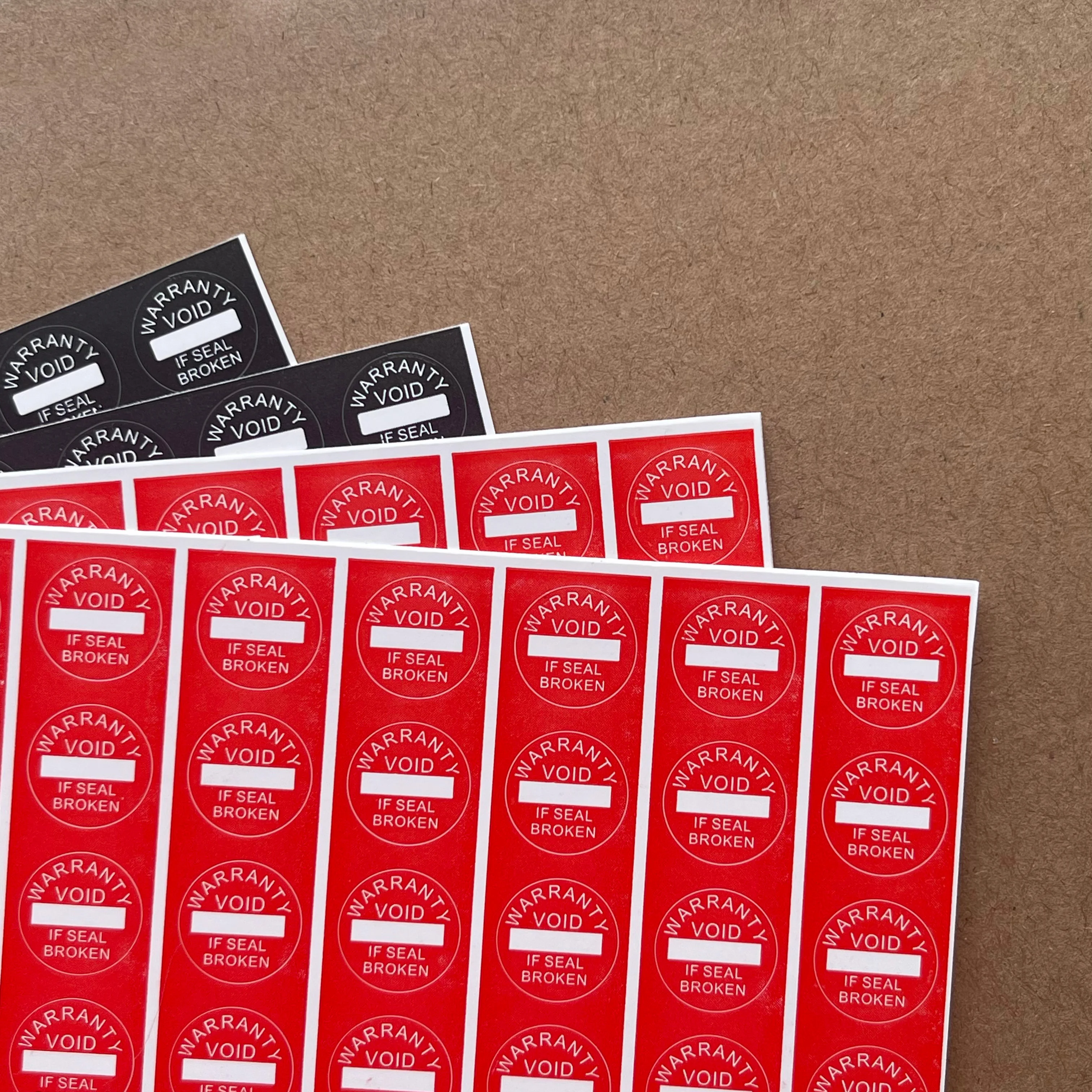 200pcs fragile paper anti tamper anti-counterfeiting sticker electronic device open warning label WARRANTY VOID IF SEAL BROKEN